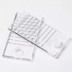 Планшет для вій скляний з лункою для клею