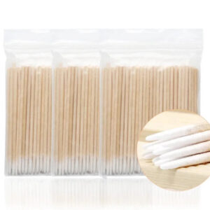 Палички дерев'яні ватні ультратонкі (100 шт)